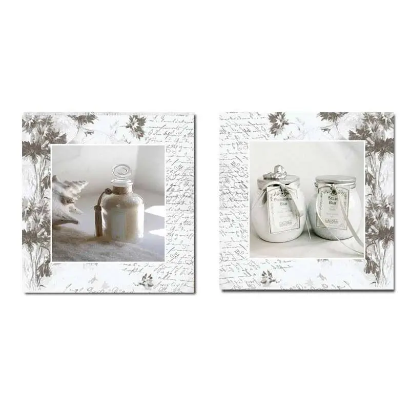 Pareja decorativos lienzos baño Arte para el Baño Pareja decorativos lienzos baño Arte para el Baño