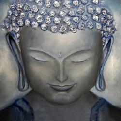 Cuadro de Buda impreso lienzo  mediano grande cuadrado decoración Zen