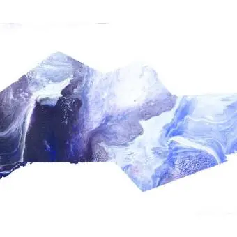 Conjunto Lienzos grandes diptico Abstracto Moderno 