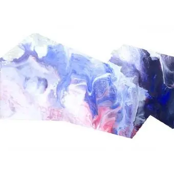 Conjunto Lienzos grandes diptico Abstracto Moderno 