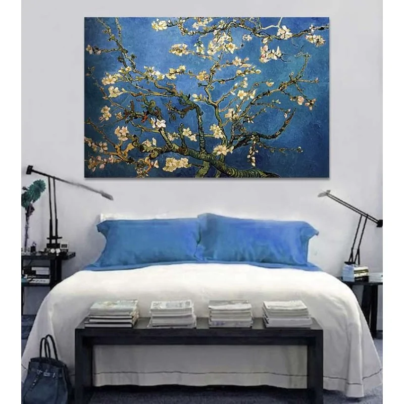 cuadro cabecero cama van gogh