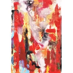 Cuadro abstracto colores vivos impreso en lienzo venta online