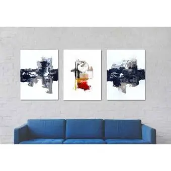 Tres lienzos modernos Abstracto Moderno 