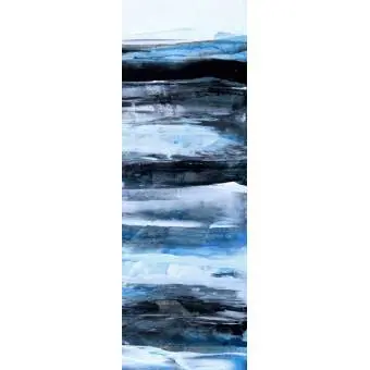 Lienzos grandes verticales azules Abstracto Moderno 