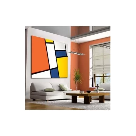 Cuadro abstracto grande pintado a mano. Cuadro decorativo famoso arte moderno lienzo cuadrado decoración salón