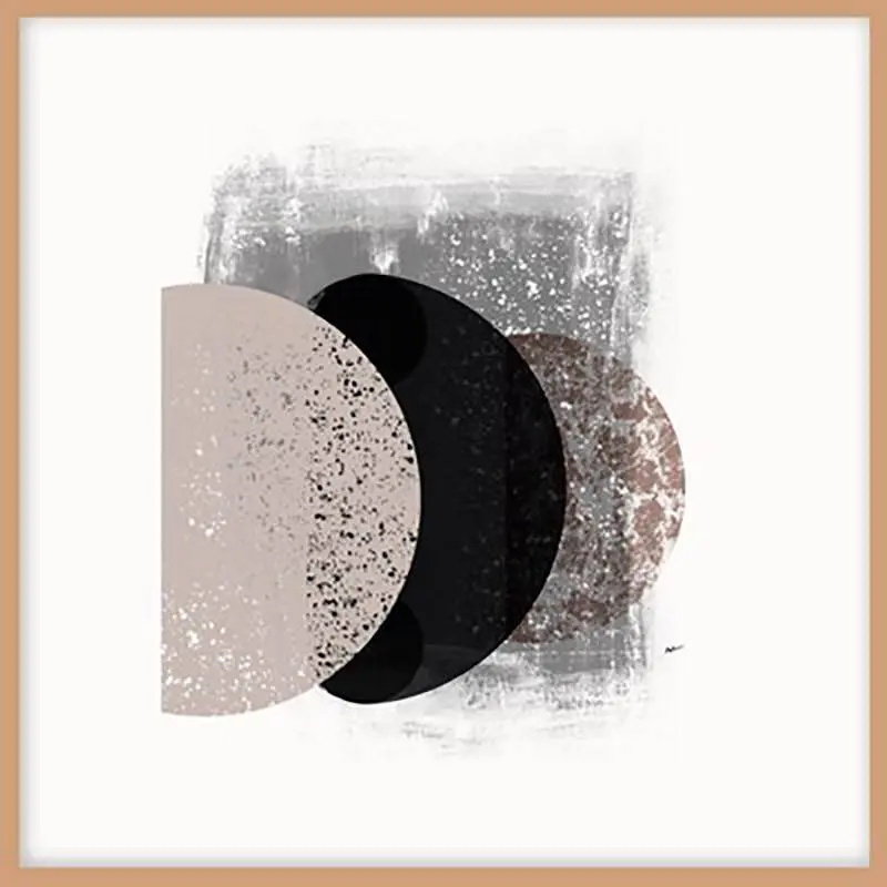 Minimalista Cuadro nórdico con marco Abstracto Moderno 