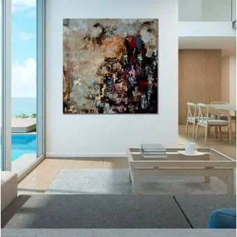 Original Lienzo Abstracto - Sensaciones Cuadros Abstractos Modernos 