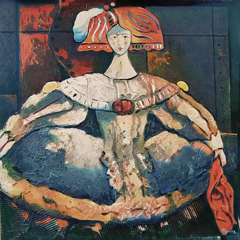 Original Cuadro Menina Meninas Modernas 