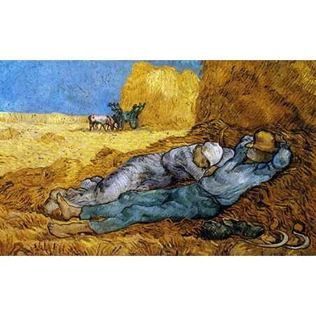 Cuadros pintores famosos "la siesta" impresión en lienzo. Comprar online Cuadros de Van gogh, Cuadros famosos,