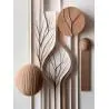 Bosque artístico efecto relieve Cuadros para Salón 
