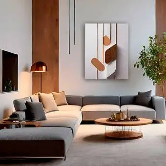 Maderas efecto textura Cuadros para Salón 