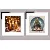 Velas de Pascua y Árbol Cuadros Decoración Navidad 