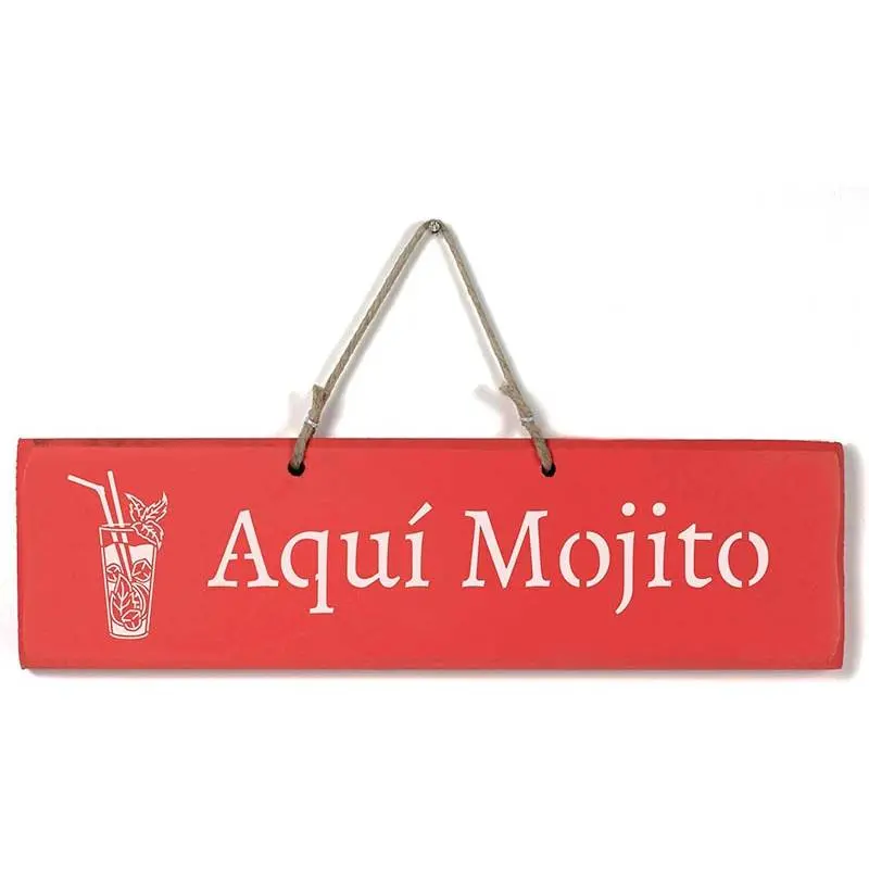 Indicador de Madera Colgante 38 x10 cm Carteles de madera personalizados Indicador de Madera Colgante 38 x10 cm Carteles de madera personalizados