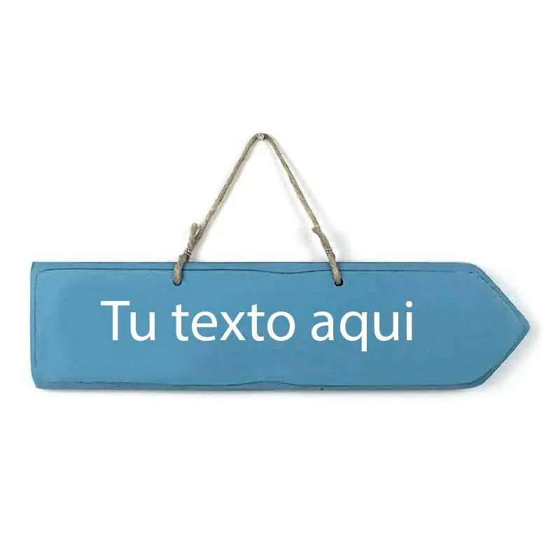 Cartel flecha rústico personalizable Carteles de madera personalizados 