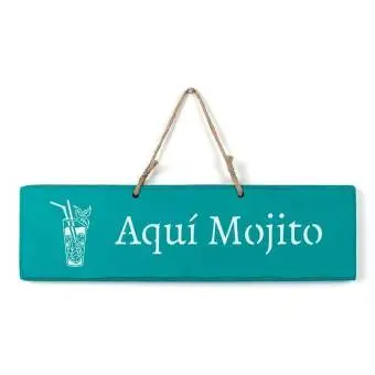 Rótulo de madera color verde Carteles de madera personalizados 