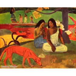 Cuadro famoso "Arearea" Gaugin dibujado Arte y decoración Lienzos predibujados para pintores 