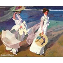 Cuadro de Sorolla Predibujado Arte y decoración Lienzos predibujados - Cuadros para pintar - Canvas Dibujados 