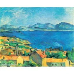 Cuadro Famoso Cézanne Predibujado Arte y decoración Lienzos predibujados - Cuadros para pintar - Canvas Dibujados 