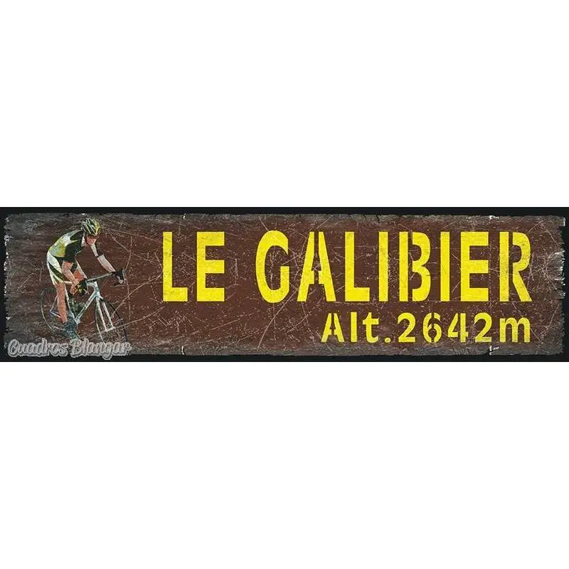 Letrero indicador vintage Le Galibier Carteles de madera personalizados Letrero indicador vintage Le Galibier Carteles de madera personalizados