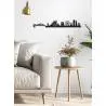 Skyline de Lyon siluetas de ciudades en madera, decoración para tus paredes 