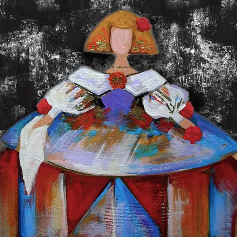 Cuadro Lienzo Menina elegante Meninas Modernas 