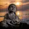 Cuadro Buda sol naciente Toiles de Bouddha 