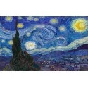 Cuadro famoso Van Gogh Noche estrellada pintado