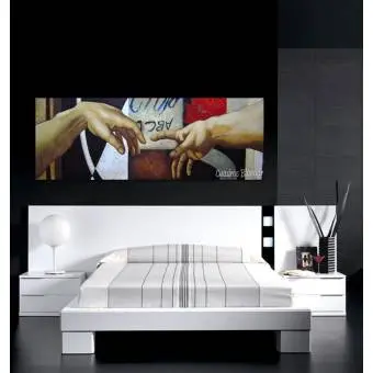 Interprétation du célèbre tableau&nbsp;: La Création d’Adam Grands tableaux 