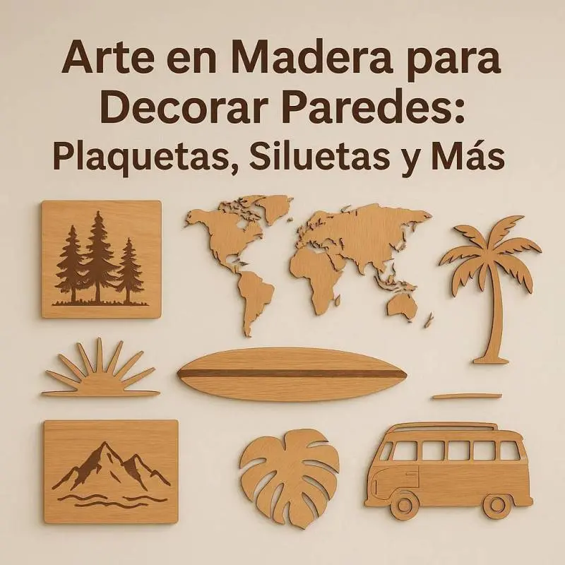 Art en Bois pour Mur | Plaques et Silhouettes Décoratives